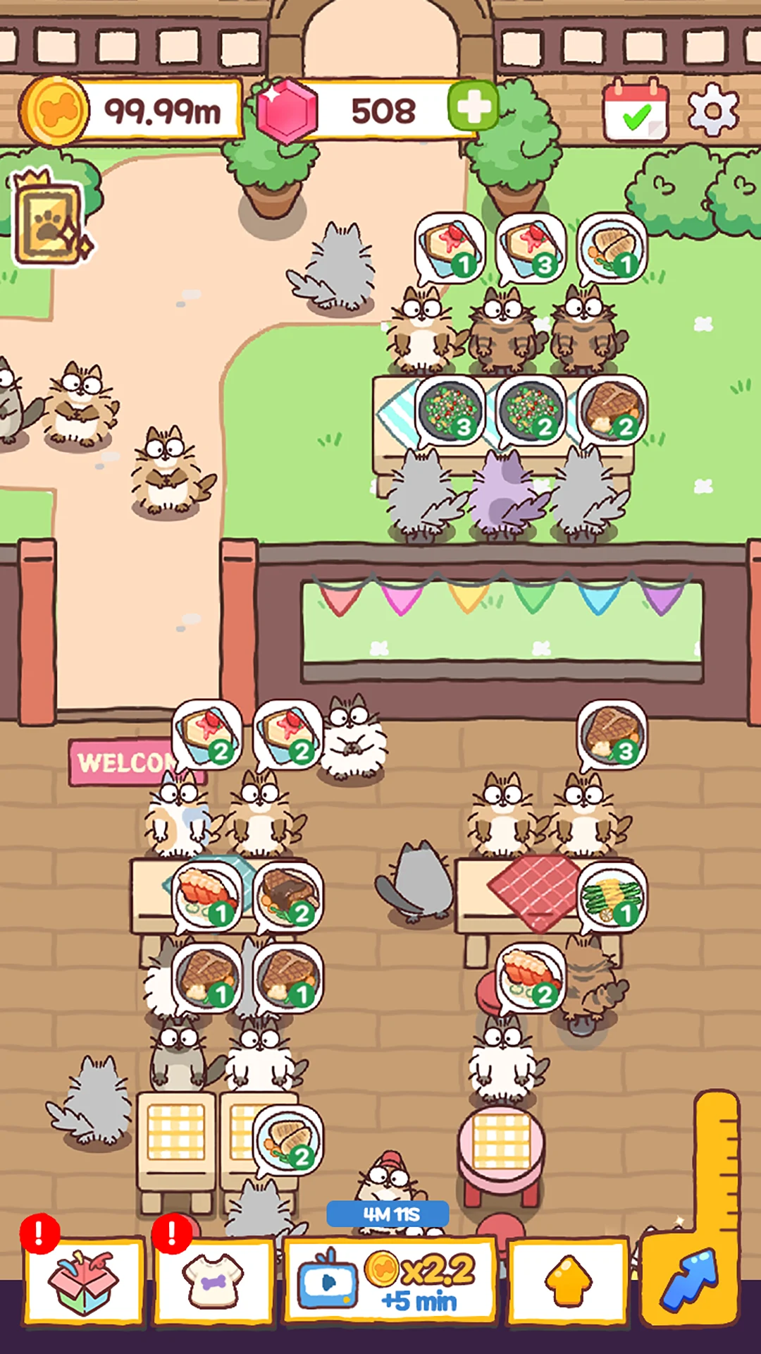 Cooking Cats: Idle Tycoon screenshot