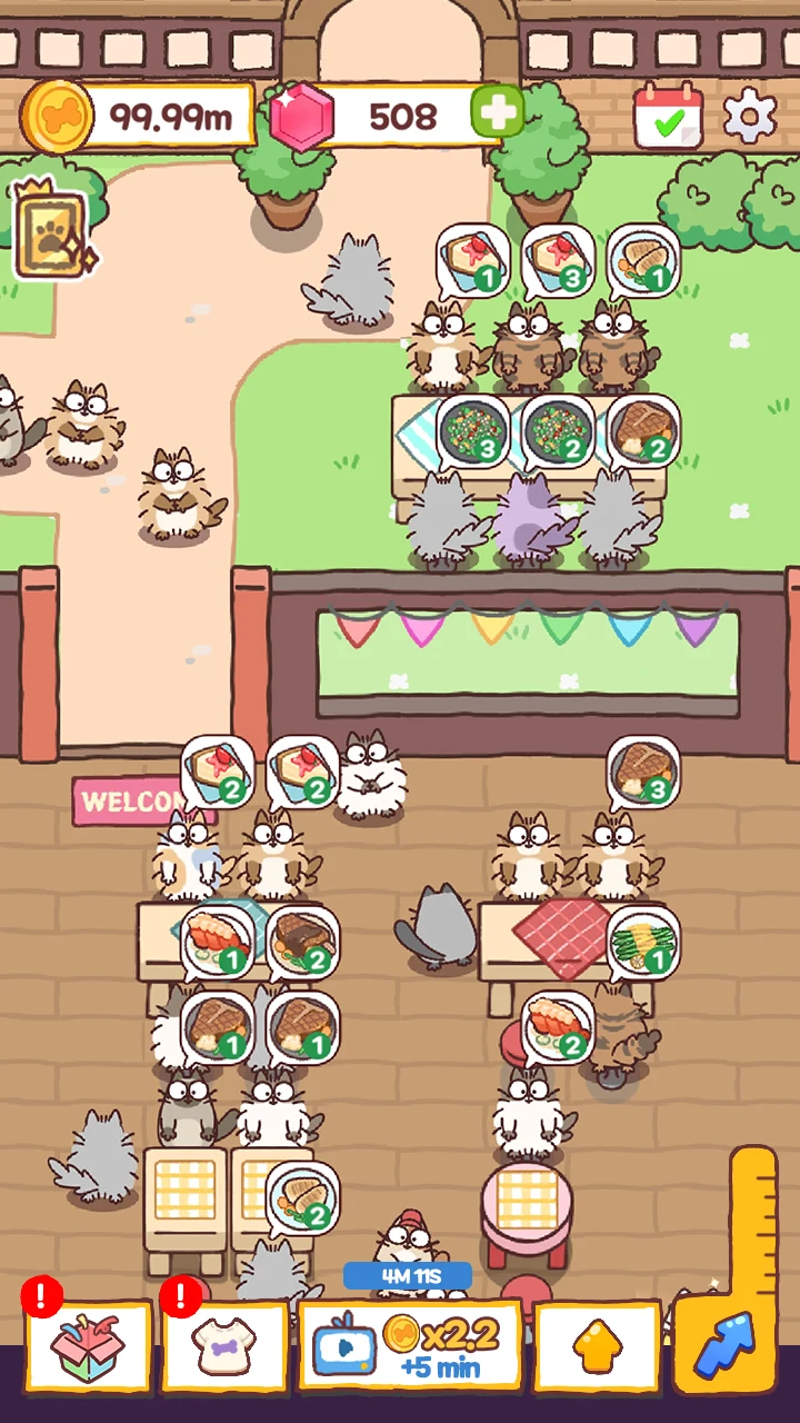 Cooking Cats: Idle Tycoon screenshot