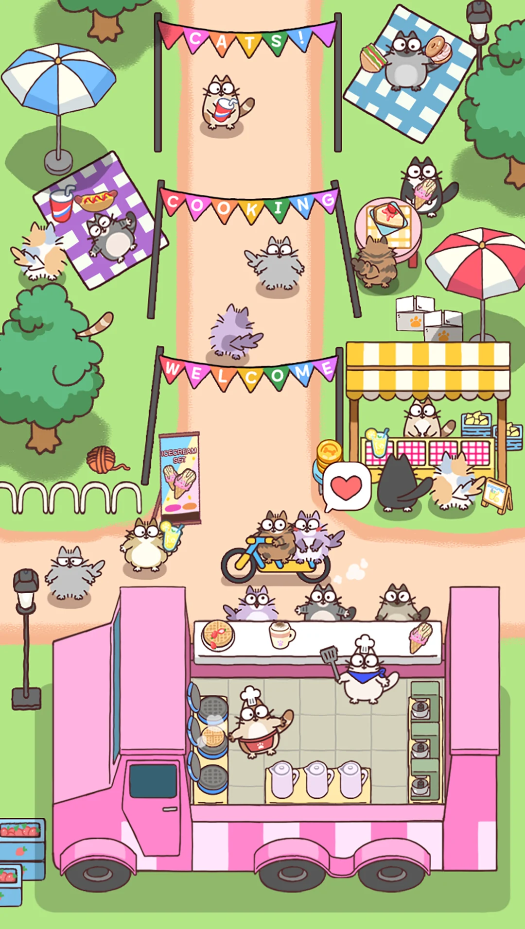 Cooking Cats: Idle Tycoon screenshot