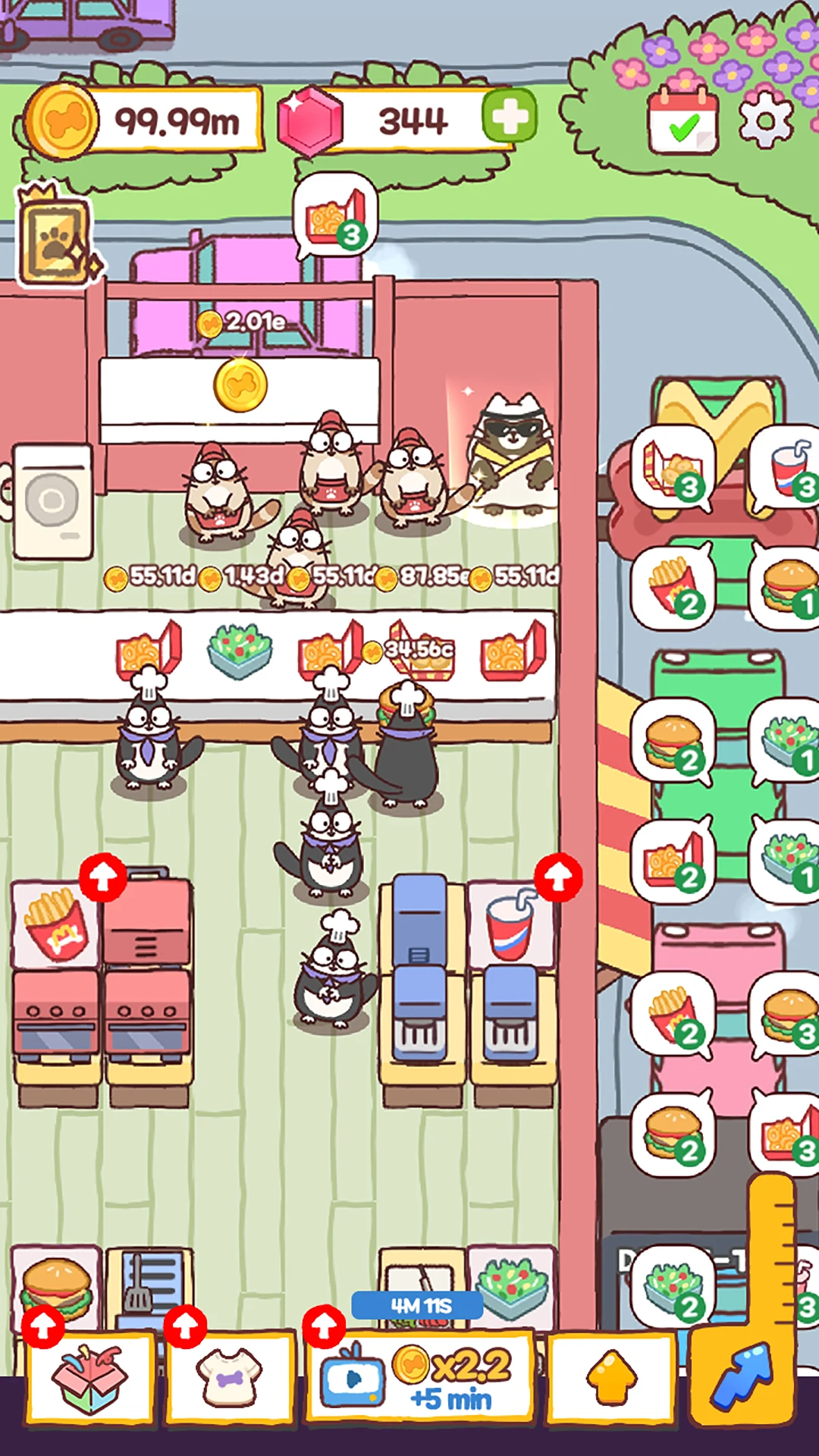 Cooking Cats: Idle Tycoon screenshot