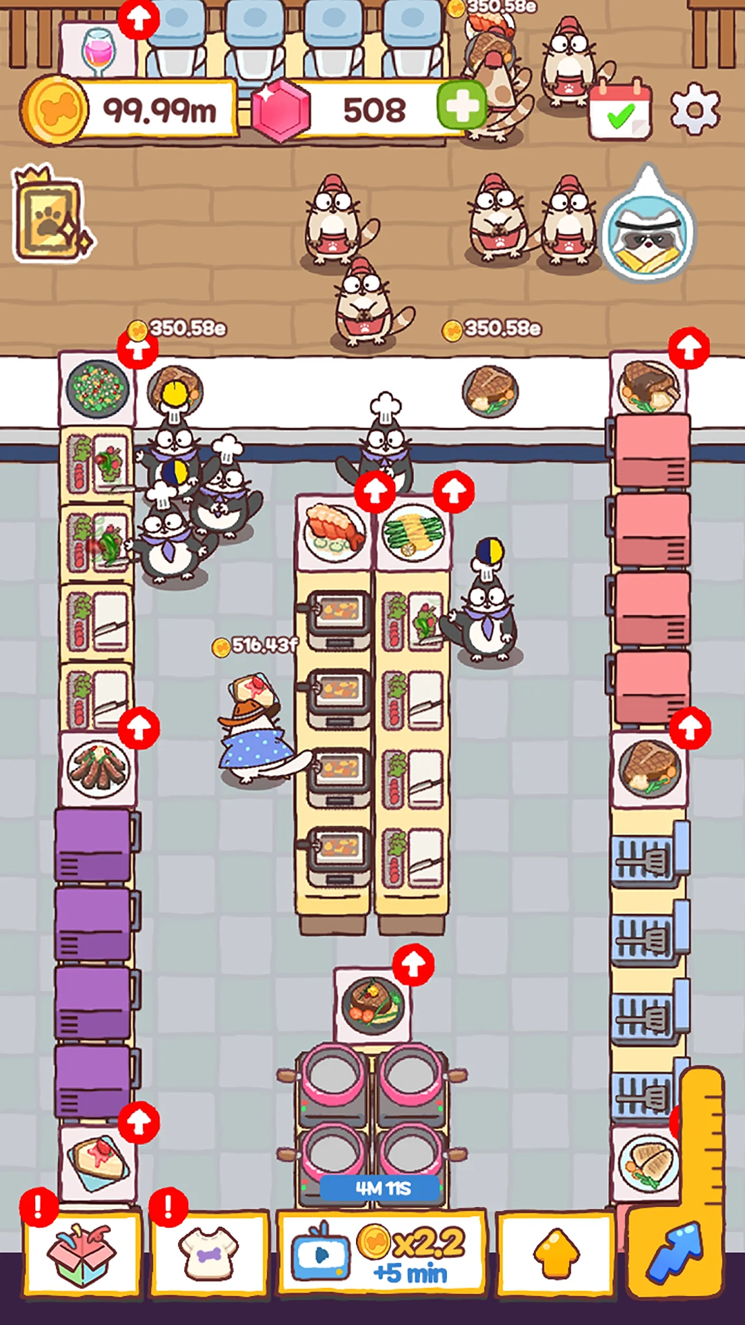 Cooking Cats: Idle Tycoon screenshot