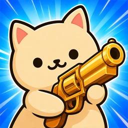 Biểu tượng Idle Cat Gunner: Shooter RPG